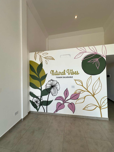 Murales Pintados Vegetación Naturaleza P Casas/comercios