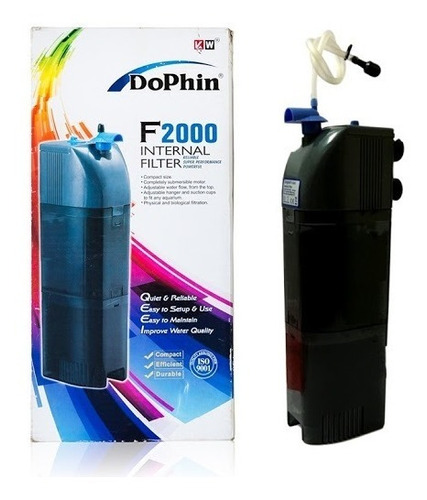 Filtro Interno Dophin 780 L/h Acuarios Peceras Tortugas