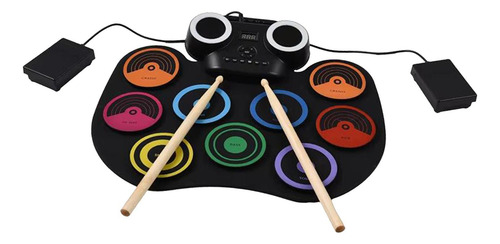 Set De Batería Electrónica Roll Up Drum Set Silicone 9