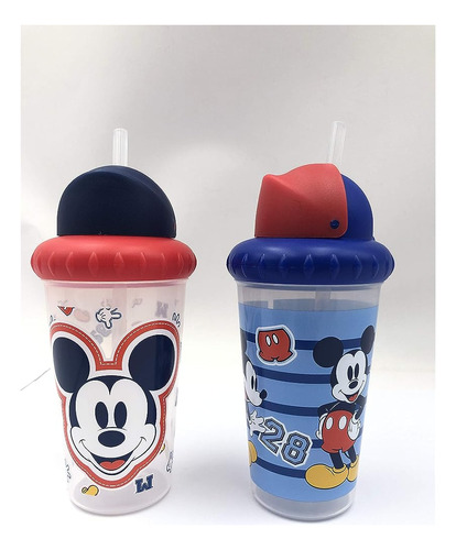 Disney Cudlie Baby Boy Mickey Mouse 10 Oz Pack De 2 Tazas Pa