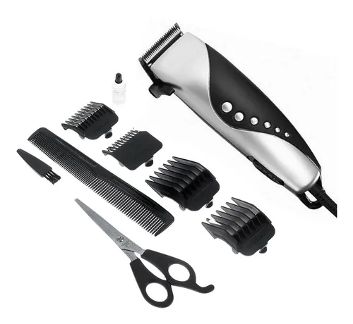 $150.000 - Maquina Cortar Pelo + Patillera + Afeitadora Barberia Kit