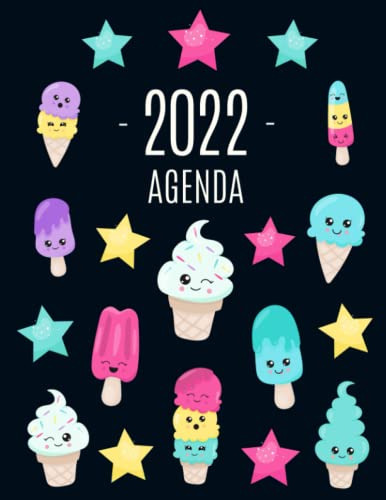 Helado Agenda 2022: Planificador Enero A Diciembre 2022 | 52