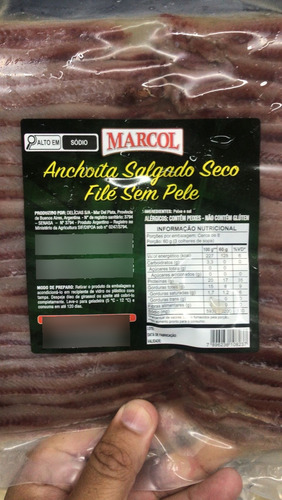 Filé De Anchova Marcol Pouch 500g