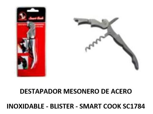 Destapador Mesonero De Acero Inoxidable - Blister  