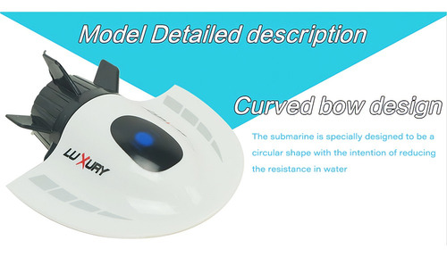 Control Toys Mini Rc Submarino Barco Rc Juguete Remoto Crear