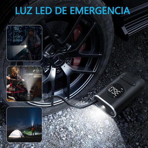 Compresor De Aire Portatil, Bomba De Aire Para Carro,bomba