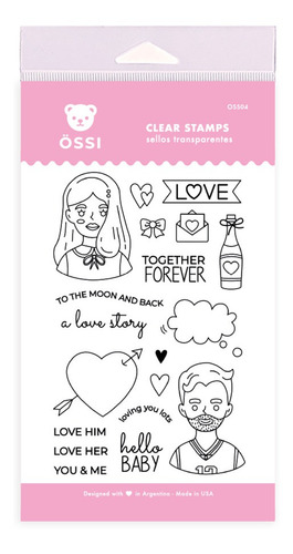 Set 19 Sellos A Love Story Ossi