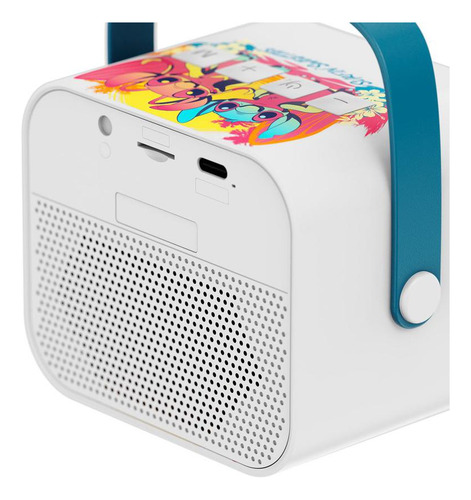 Parlante Karaoke Xtech Edición Stitch Con Micrófono