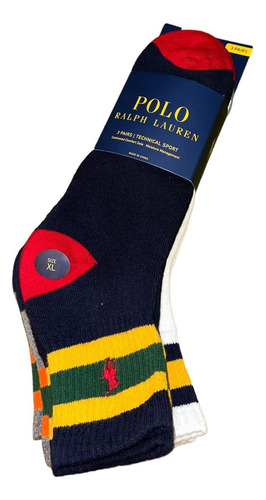 Calcetines/calcetas Polo Ralph Lauren Pack 3 Multicolor Unitalla