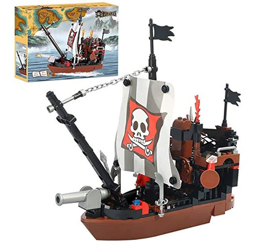 Juguetes Con 3 Mini Figuras De Juguete, Barcos Piratas