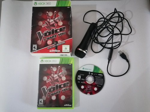 The Voice I Want You Xbox 360 ,, Incluye Micrófono