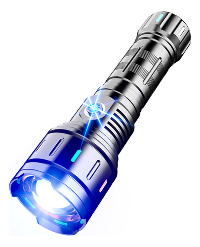 1 Linterna Led Titanium Tactical Laser Pro Para Acampar Y Se