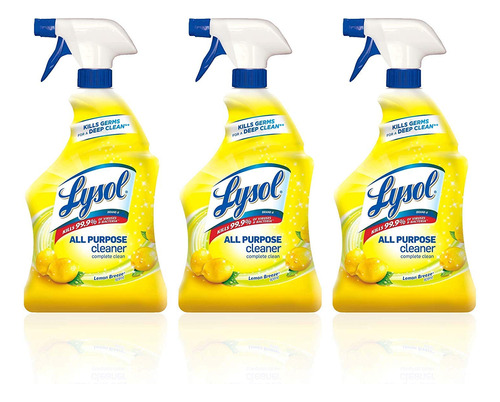 Lysol Limpiador Multiusos Lemon Breeze 32 Onzas (paquete De
