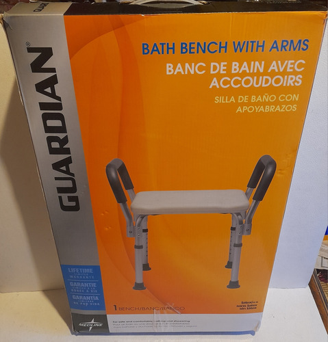 Silla De Baño Con Apoyabrazos Guardian Medline Original (Usado)