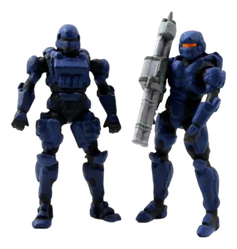 Halo 4, Vehículo Diecast Serie 1 Unsc Mongoose Con 2 Figuras