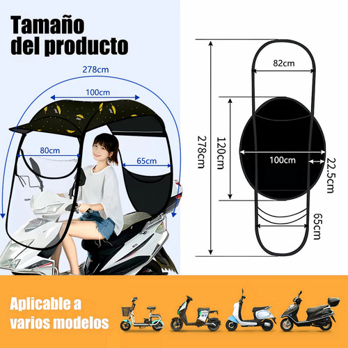 Cx1 General Impermeable Para Motocicletas Toldo Cubresol
