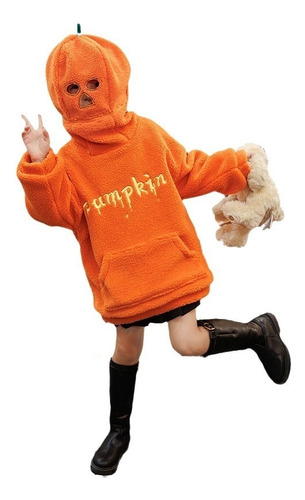 Sudadera Para Niños Halloween Estampado De Calabaza Pop&ocio