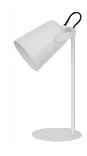 Lampara Decorativa De Mesa Blanca + Lamp. De Regalo - Unilux