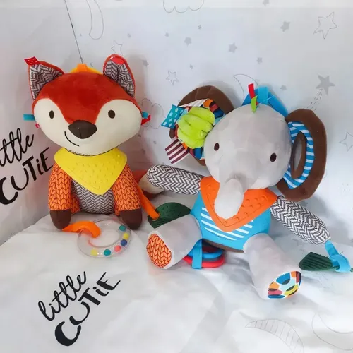 Juego de regalo para bebé recién nacido, regalos para baby shower, manta para recién nacido, cepillo para polvo para el pelo, mordedor para bebé con sonajero, juguete para bebé, recién nacido, regalos