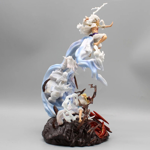 Figura Luffy One Piece Gear 5 Dios Nika Rayo Escultura