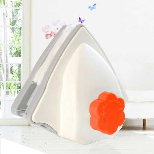 Limpiacristales Triangular Lavado Cristal Gris Naranja
