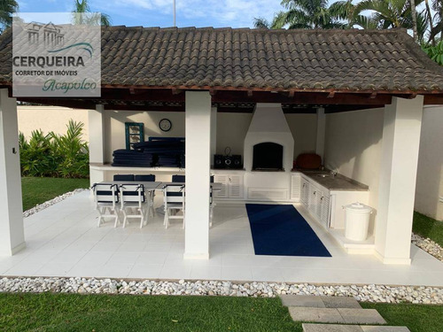 Casa Com 4 Dormitórios, 700 M² - Venda Por R$ 2.600.000,00 Ou Aluguel Por R$ 13.000,00/mês - Acapulco - Guarujá/sp - Ca0603