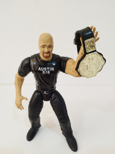 Steve Austin Figura Original Jakks Pacific Del Año (1997).