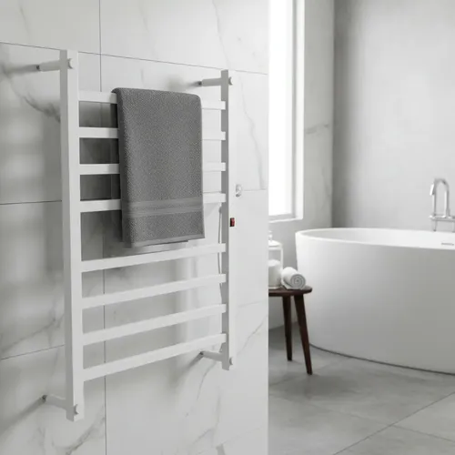 Toalheiro Térmico Para Secar E Aquecer Toalhas De Banho Cor Branco Itaquá Resistencias 127v