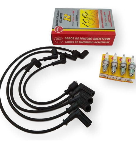 Kit Cables+bujias Ngk Fiat Duna Uno 147 1.4 1.6 M/tipo Cuota