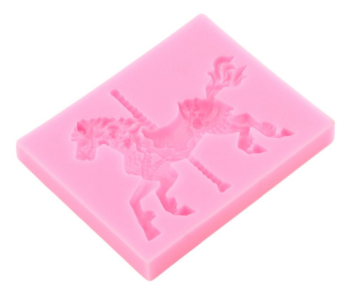 2pcs Molde De Silicona Carrusel Fondant Chocolate Resina