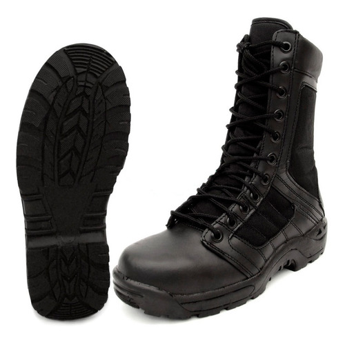 Bota Militar Casual Poli Guardia Vigilancia Seguridad Privada Escoltas Para Uniforme Trabajo Uso Rudo Resitente Outdoor 