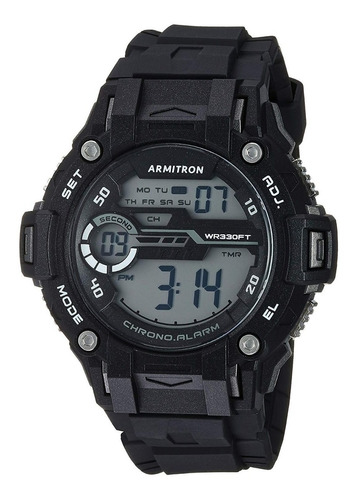 Armitron Pro Sport 408419blk Reloj Para Caballero Negro