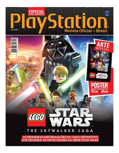 Revista Superpôster Ps - Lego Star Wars: The Skywalker Saga