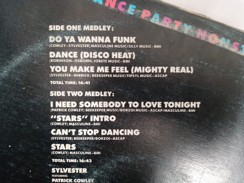Lp - Silvester - Greatest Hits - Nonstop Dance Party - 1984 (Usado)