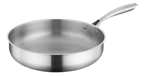 Sartén De Acero Inoxidable Sartén De Filete De 26 Cm