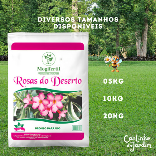 Substrato Para Rosas Do Deserto 5kg - Drenagem E Aeração