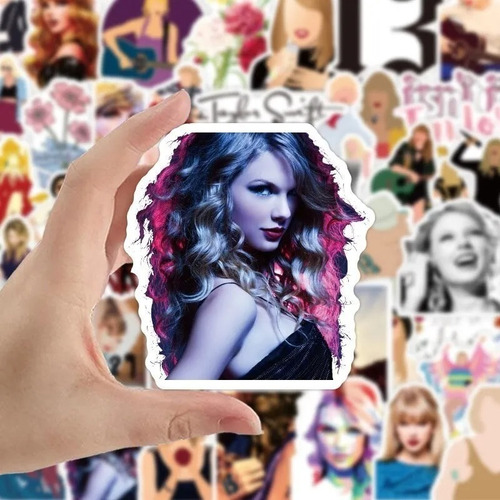 Imagen 2 de 3 de Taylor Swift - Set De 50 Stickers / Calcomanias