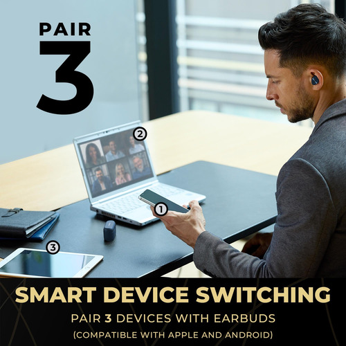 Auriculares Bluetooth Technics Eah-az80-a Con Cancelación De