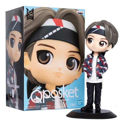 Figura De Acción V Banpresto Q Posket Tiny Tan Bts Mic Drop