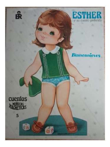 Libro Cuentos Muñecas Magneticas Infantil Retro Vintage