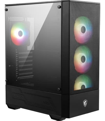 Msi Mid-tower Pc Gaming Case Panel Lateral De Vidrio Templad