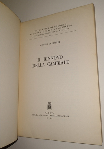 Il Rinnovo Della Cambiale / Giorgio De Marchi - 1965