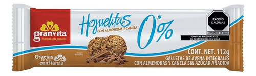 Mix 12 Paketines Hojuelitas Granvita Galletas Integrales 0%