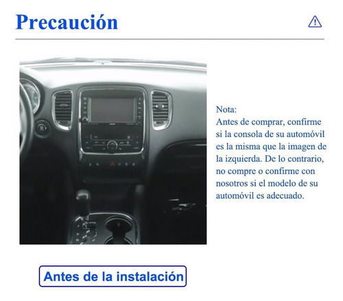 Zk Estéreo Dodge Durango 2007-2013 Android Carplay 2g+32g 7