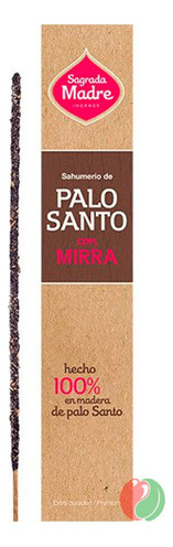 Sahumerio Sagrada Madre Palo Santo Con Mirra