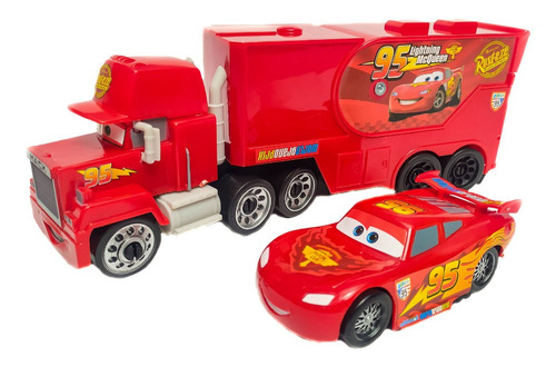 Tractomula Cars Mack Y Rayo Mcqueen Impulso