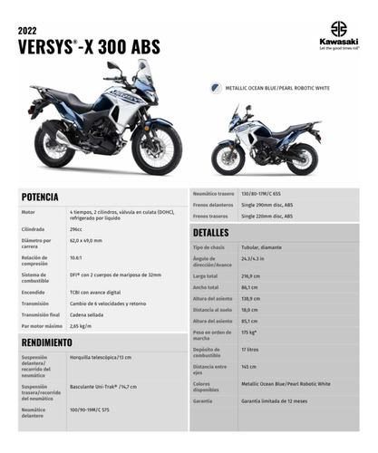 Imagen 10 de 11 de Kawasaki Versys-x 300 2023