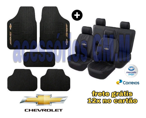 Capa De Couro Automotivo Chevrolet Cor Preto I|5