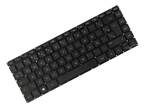Teclado Para Ultrabook Hp Tpn-i119 Tpn-l119 Sem Moldura