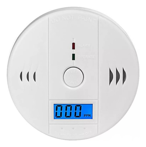 Detector De Gas Co Monoxido Carbono Sensor Alarma Casa